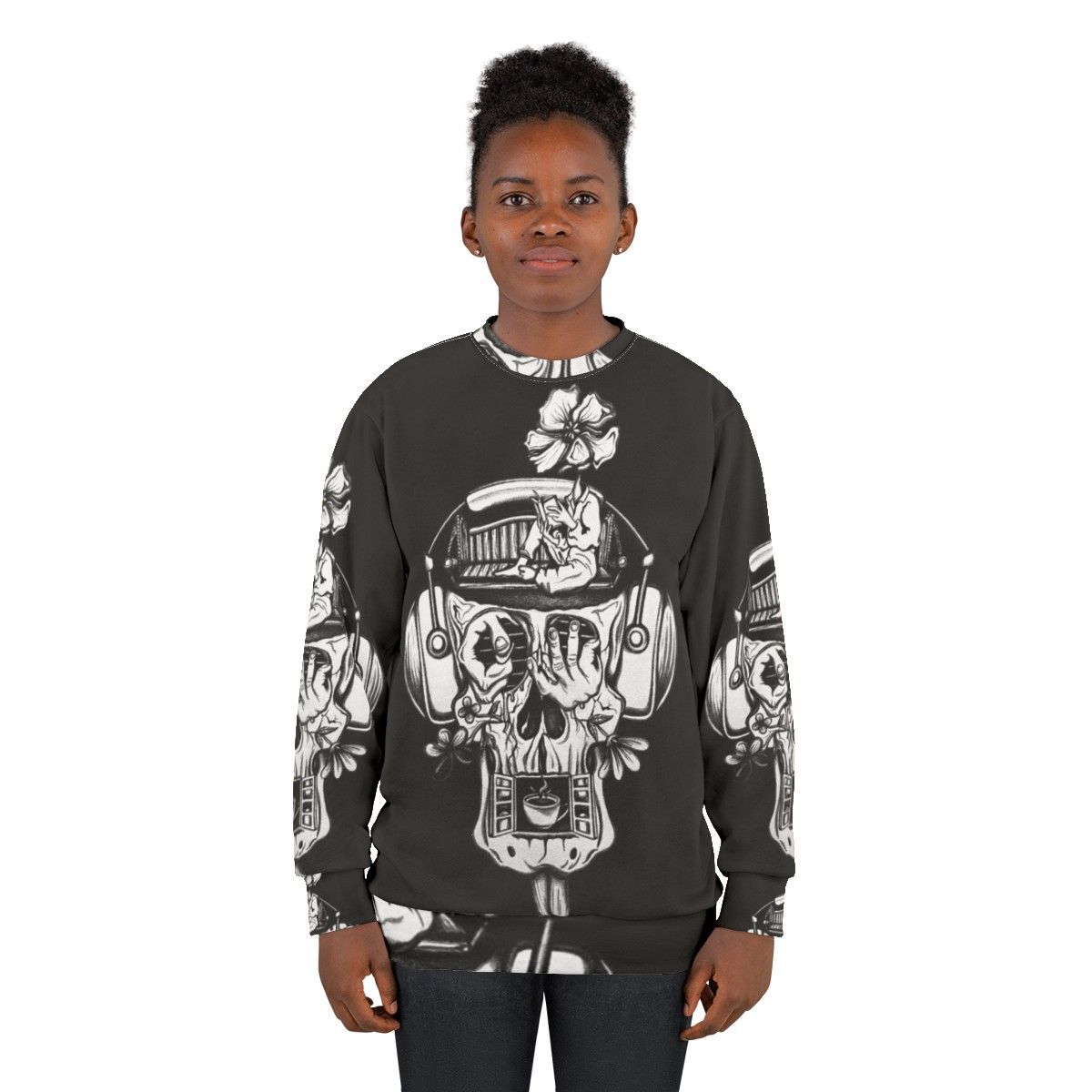 Zachbryan Inspired Graphic Guitar Sweatshirt - women