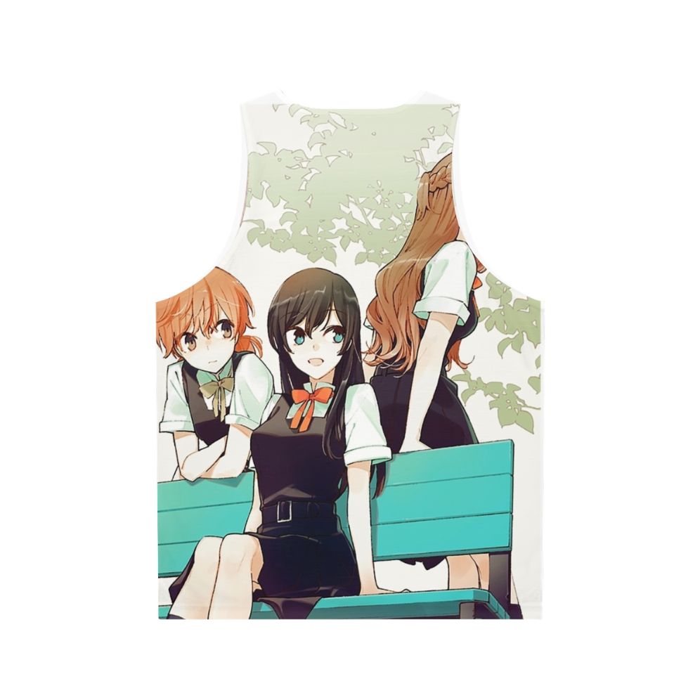 Bloom Into You Yuri Manga Anime School Uniform Tank Top - Back