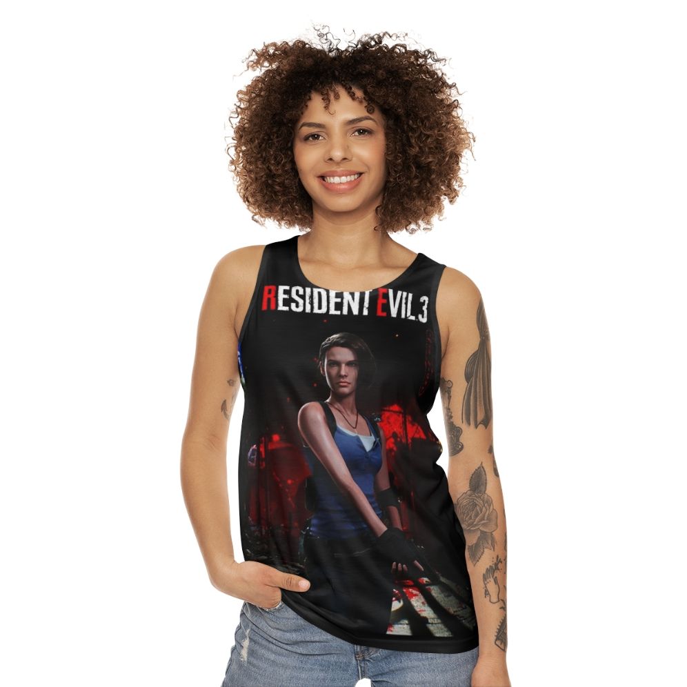 Resident Evil R3Make Jill Valentine Unisex Tank Top - women