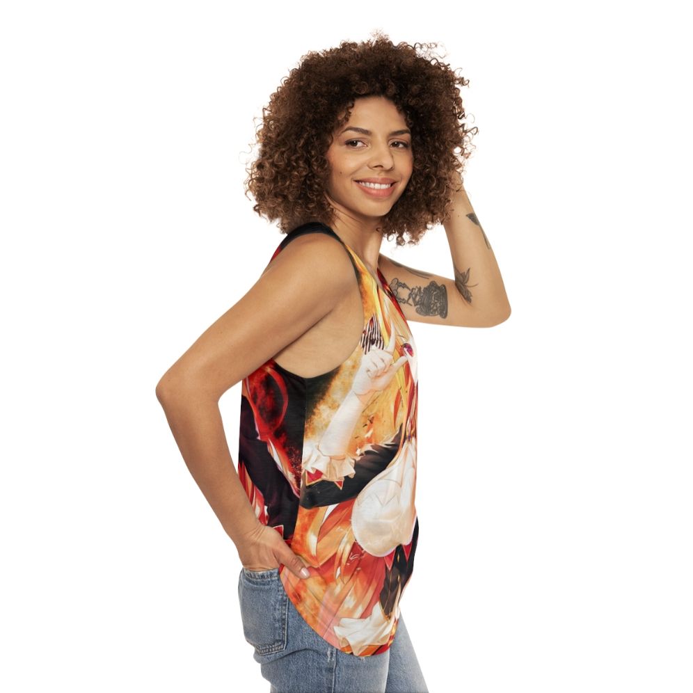 Hololive Kiryu Coco Unisex Anime Tank Top - women side