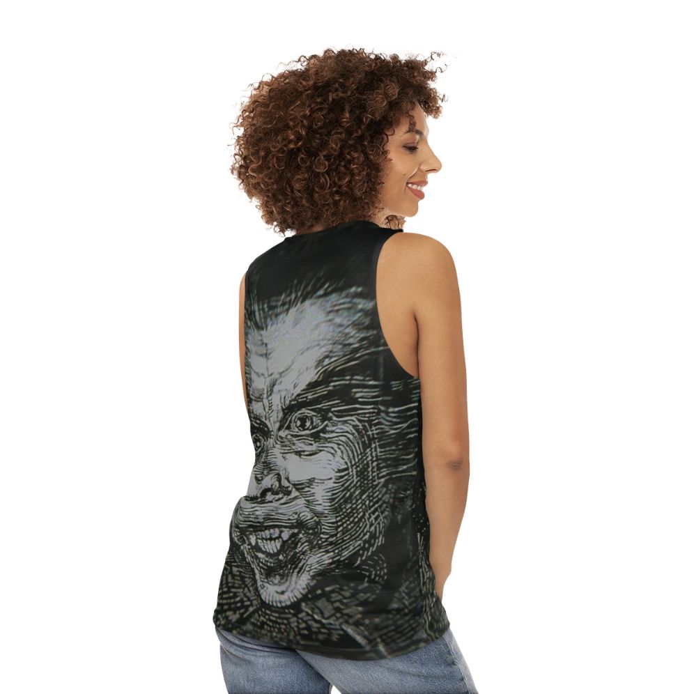 Vintage Dracula 1972 Artwork Unisex Tank Top - women back