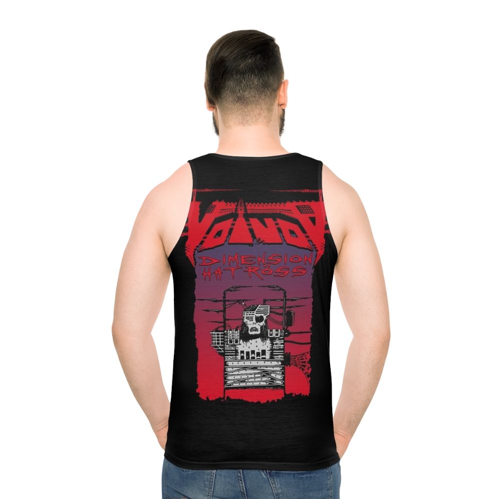 Dimension Hatross Voivod Unisex Band Merch Tank Top - men back