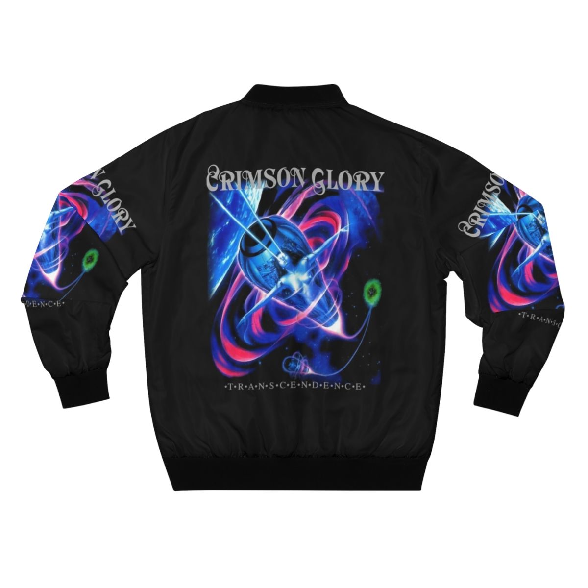 Crimson Glory Heavy Prog Metal Bomber Jacket - Back