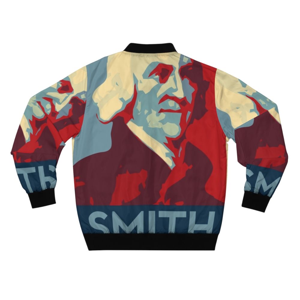 Adam Smith Capitalism Philosophy British Bomber Jacket - Back