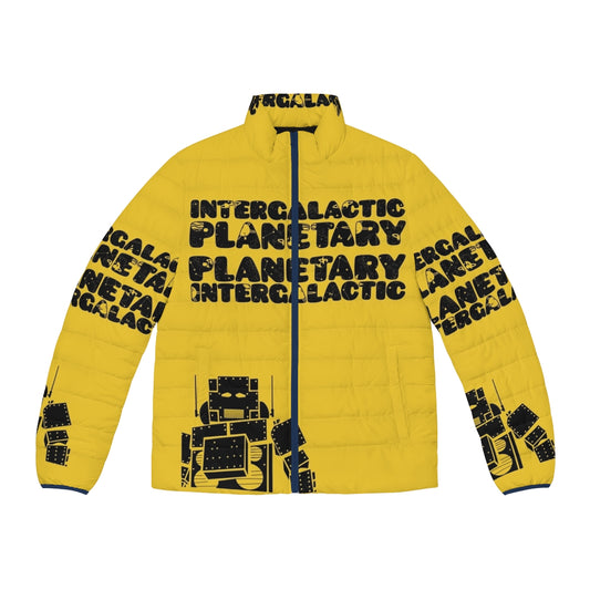 Beastie Boys Intergalactic Puffer Jacket featuring robot and space graphics