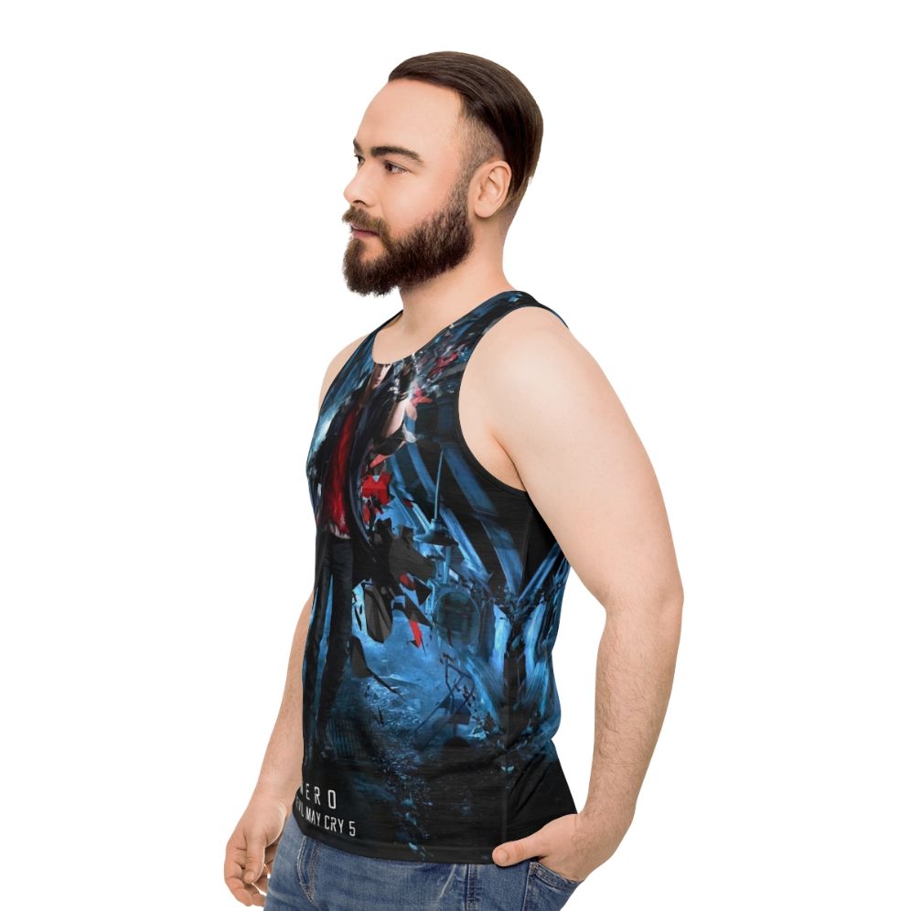 Devil May Cry 5 Nero Unisex Tank Top - men side