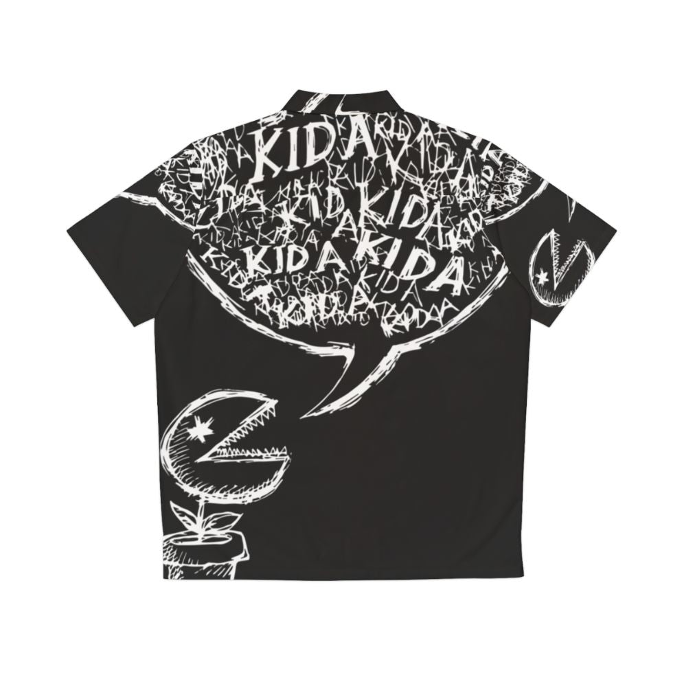 Radiohead Kid A Inverted Hawaiian Shirt - Back