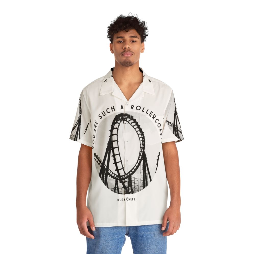 Bleachers Rollercoaster Hawaiian Shirt - People Front