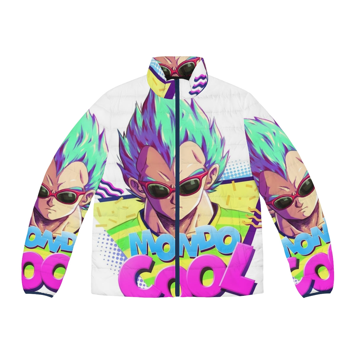 Mondo Cool Puffer Jacket with Dragon Ball Z inspired design