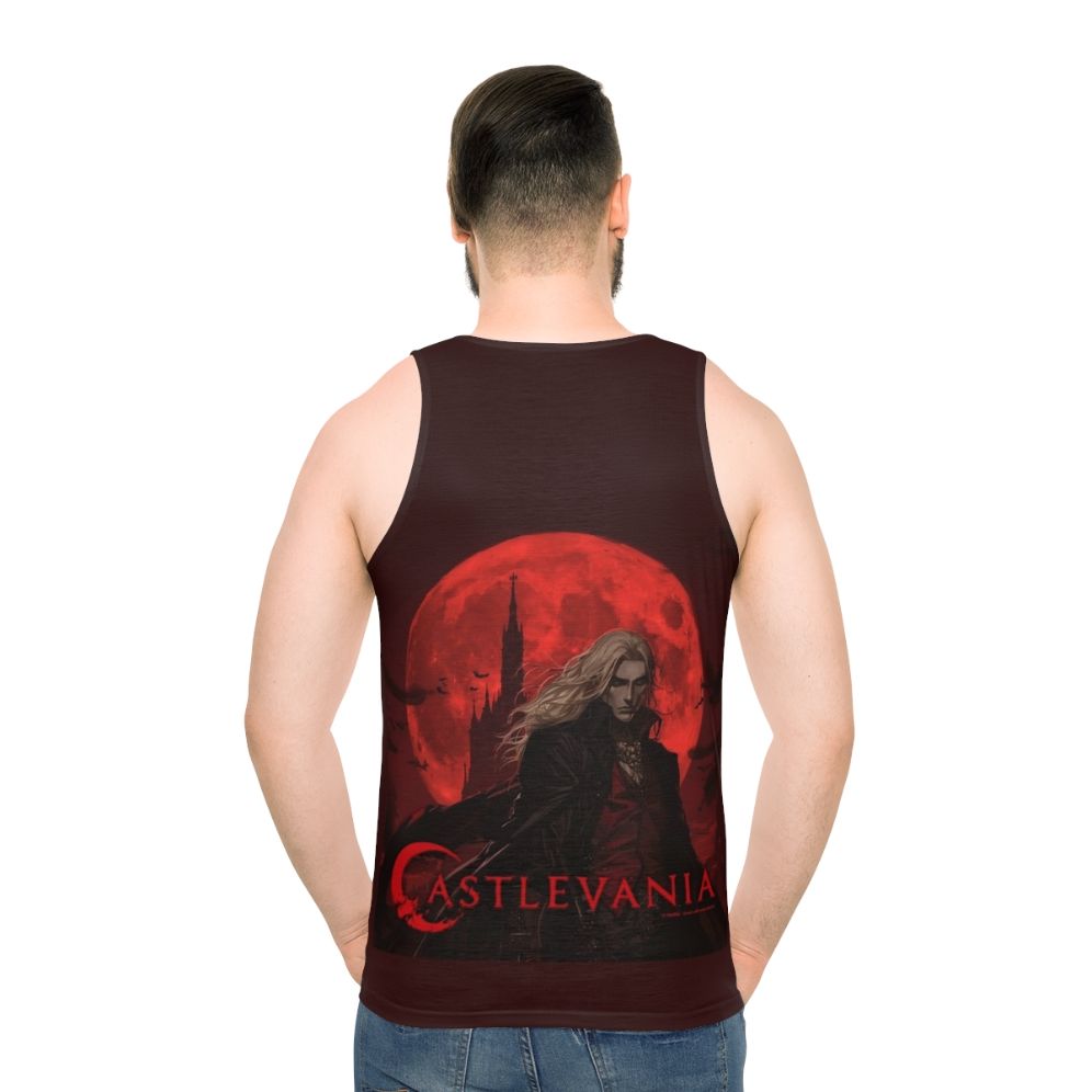 Castlevania Netflix Alucard Fan Art Tank Top - men back