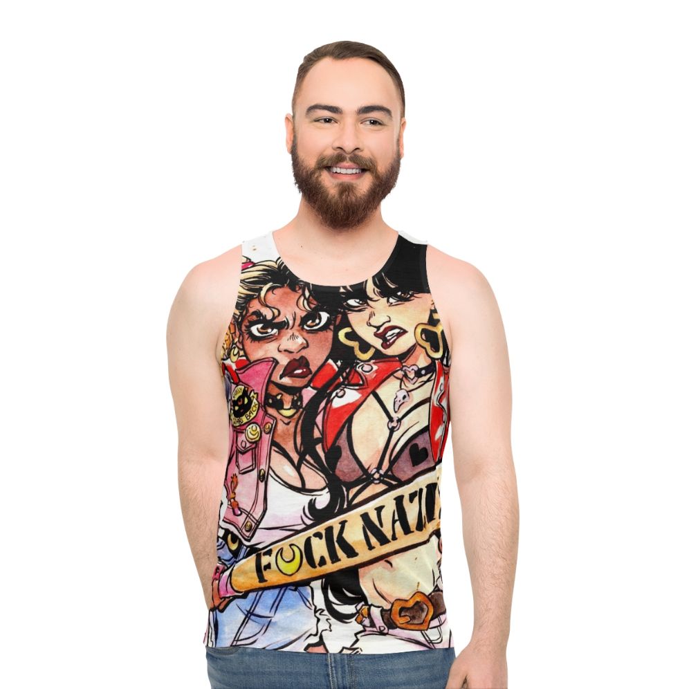 Magical Girls Unisex Tank Top - Anime Manga Superhero Design - men