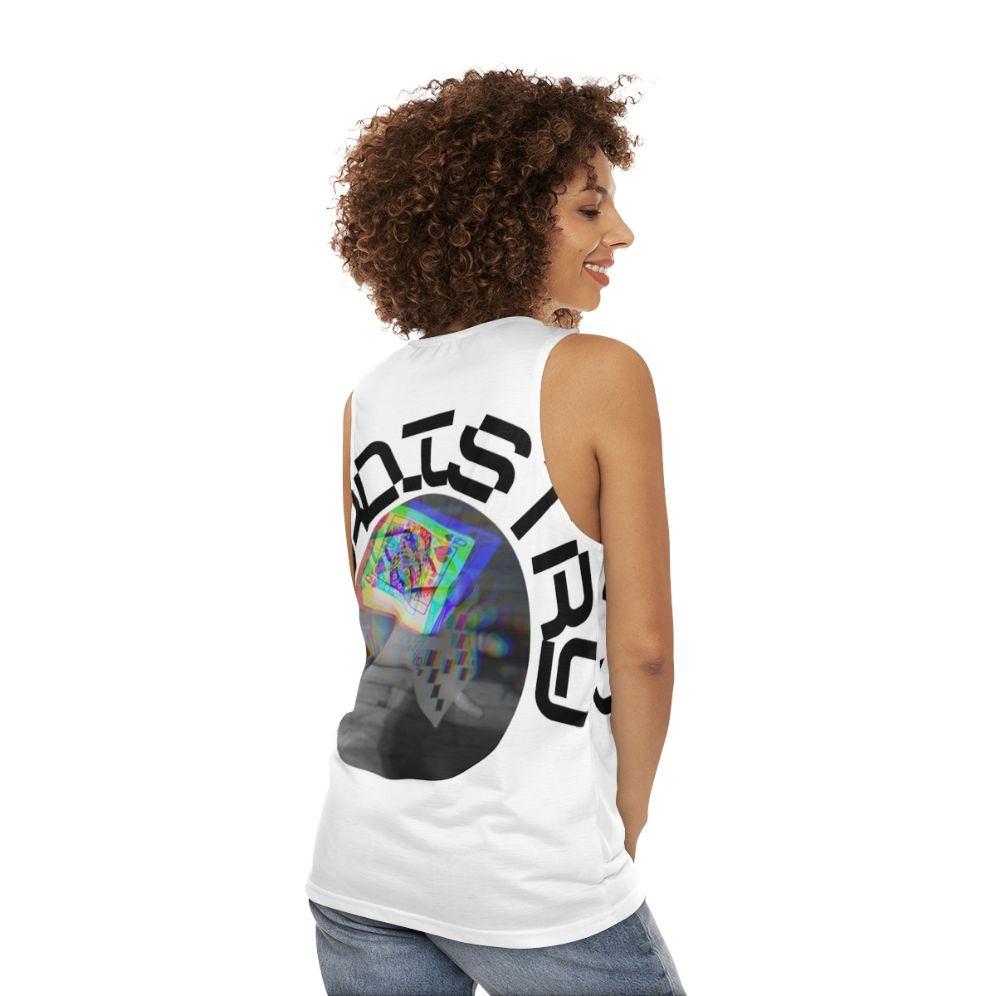 Unisex Cardistry Tank Top - women back