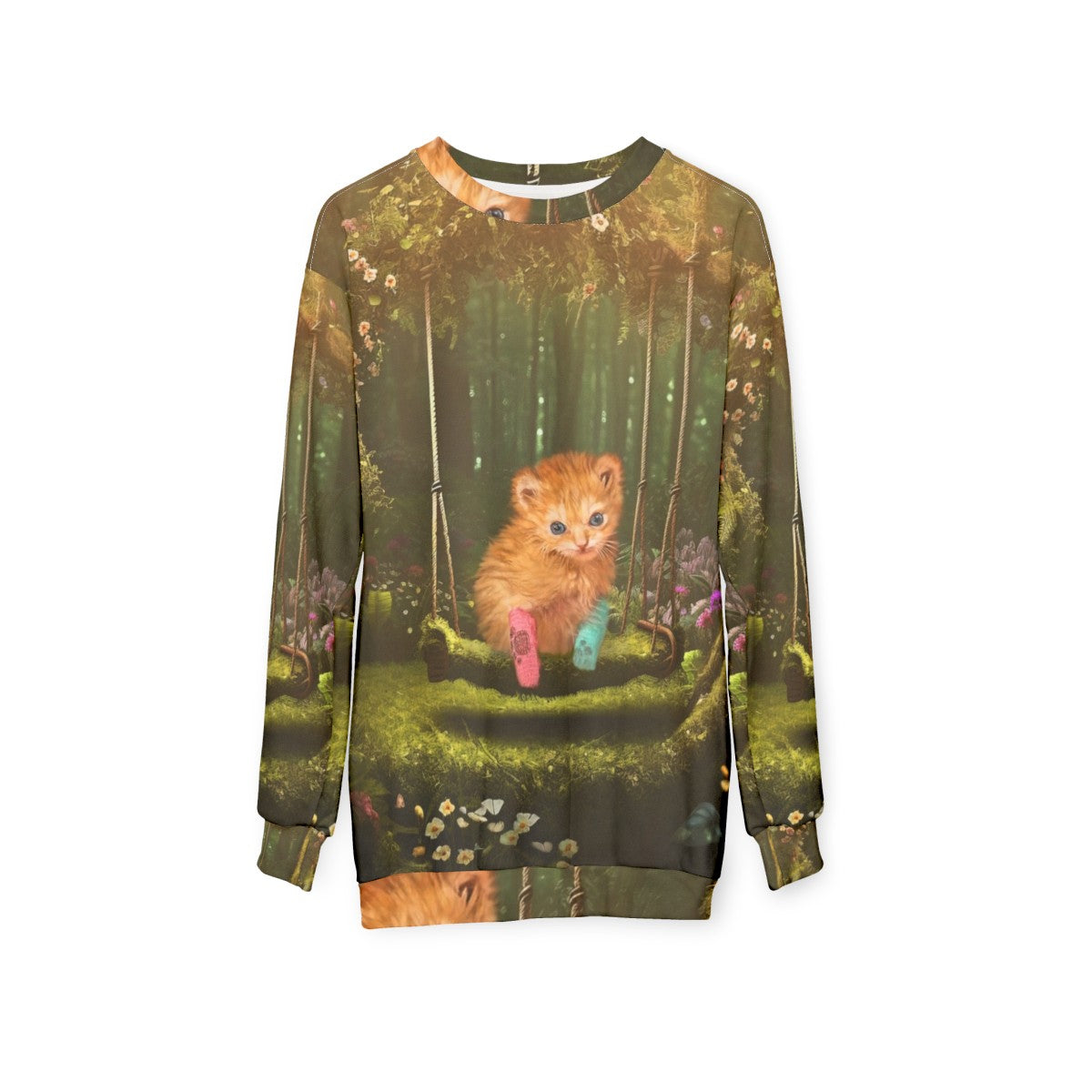 Tater Tot Cat Kitten Sweatshirt - hanging