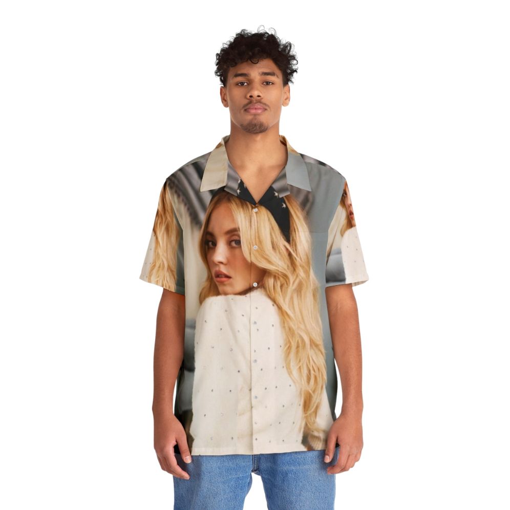 Sydney Sweeney Inspired Hawaiian Shirt - People Front