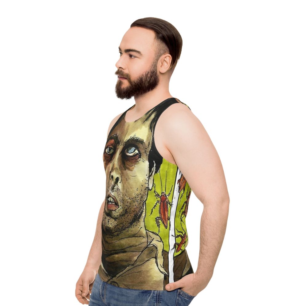 Edgar the Bug Villain Clans Unisex Tank Top - men side