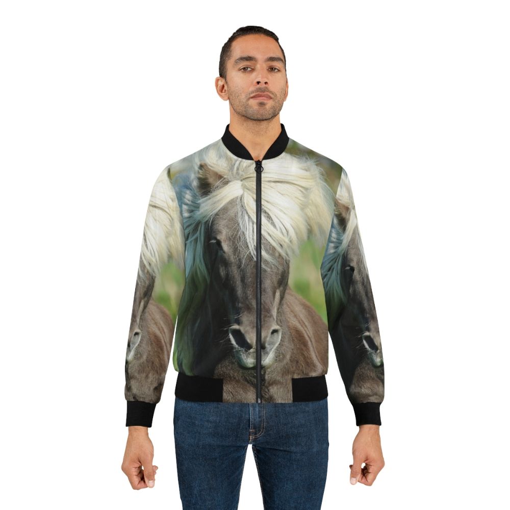 Windfarben Icelandic Horse Bomber Jacket - Lifestyle