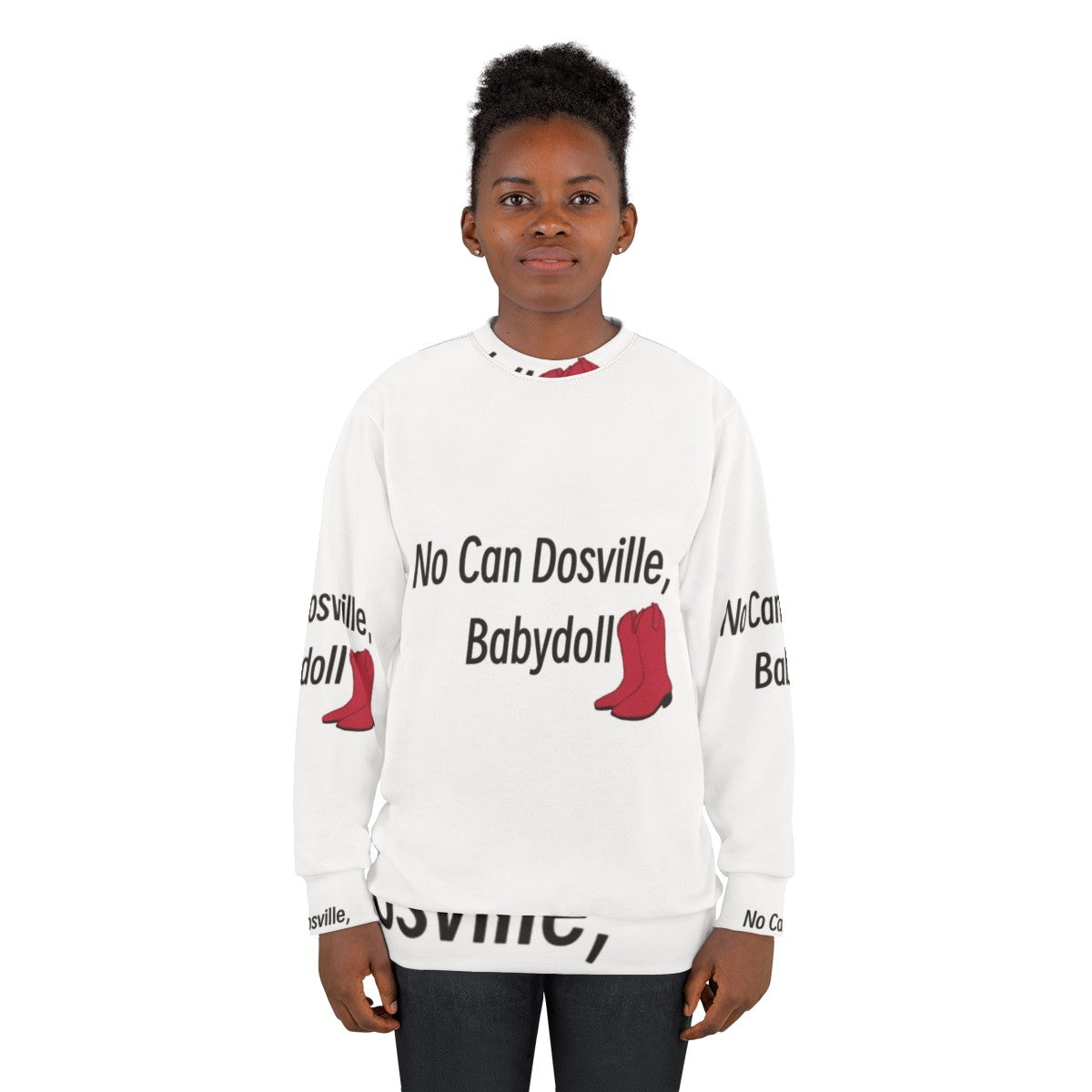 No Can Dosville Babydoll Sweatshirt - HIMYM Inspired Fashion - women