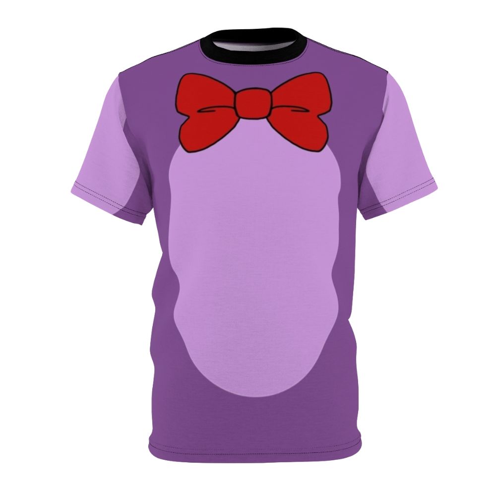 Fnaf Bonnie Cosplay Inspired T-shirt featuring the iconic purple rabbit character from Five Nights at Freddy's