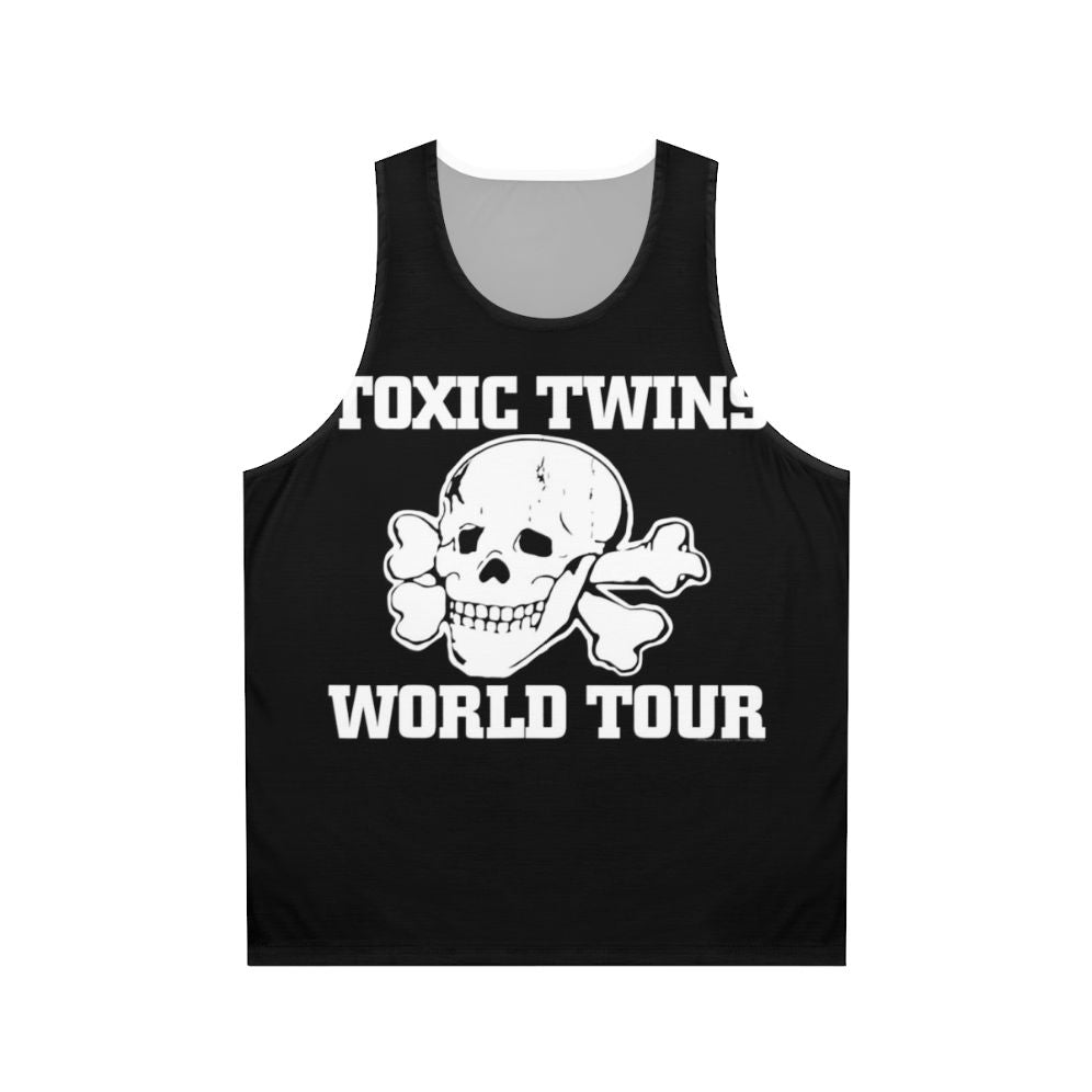 Toxic Twins Music Band Tour Skull Design Unisex Tank Top