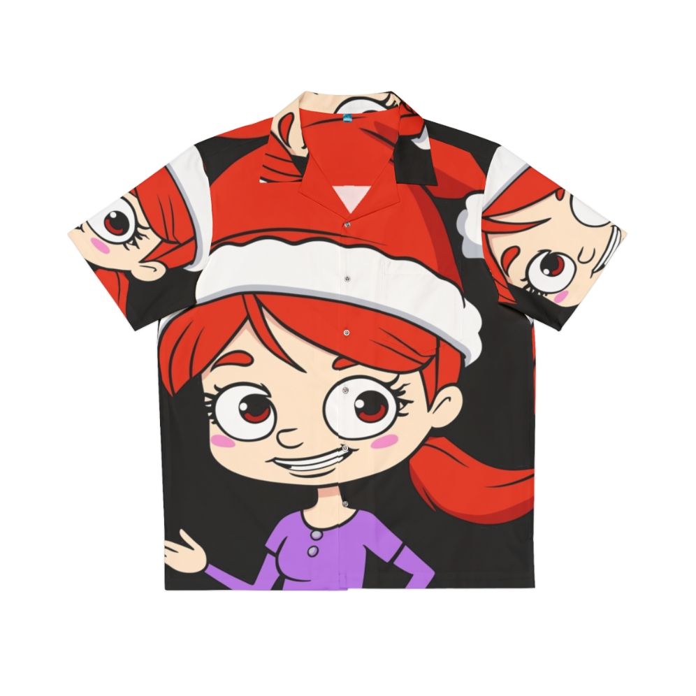 Big Mouth Jessi Santa Hat Hawaiian Shirt