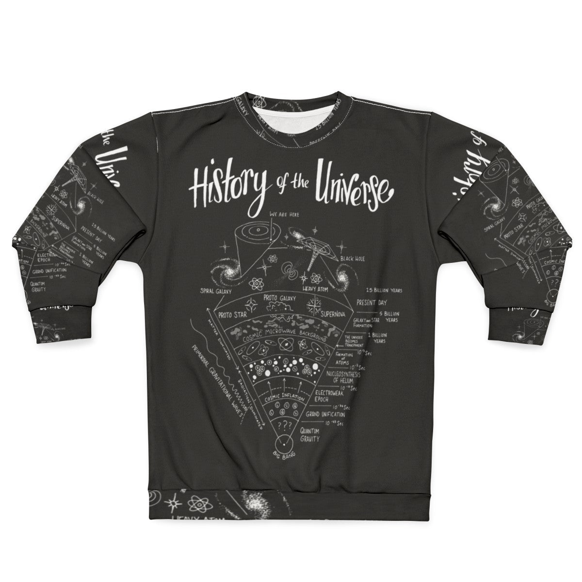 Cosmic History of the Universe Sweatshirt