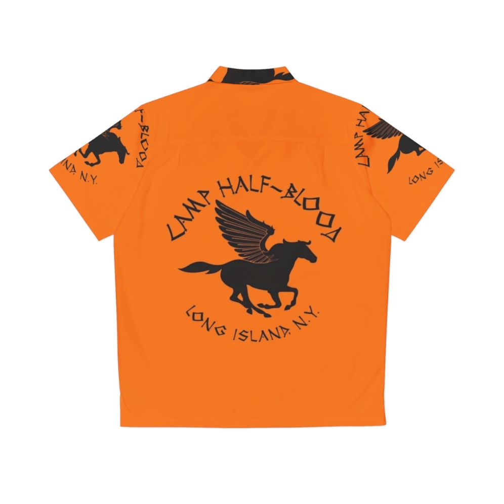 Camp Half Blood Percy Jackson Inspired Hawaiian Shirt - Back