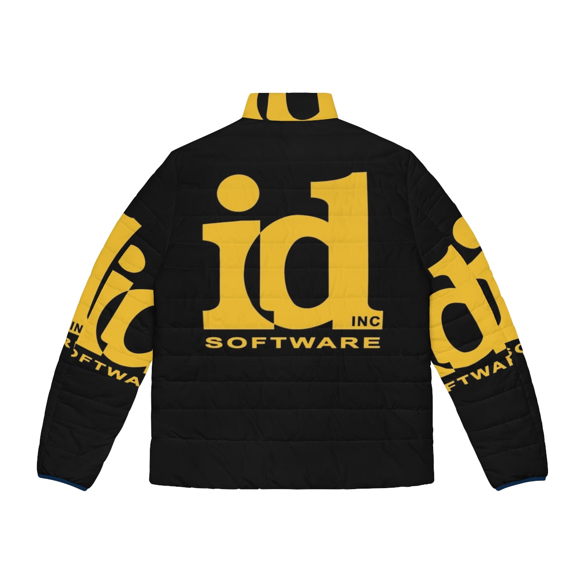 Id Software Puffer Jacket featuring the iconic Id software logo - Back