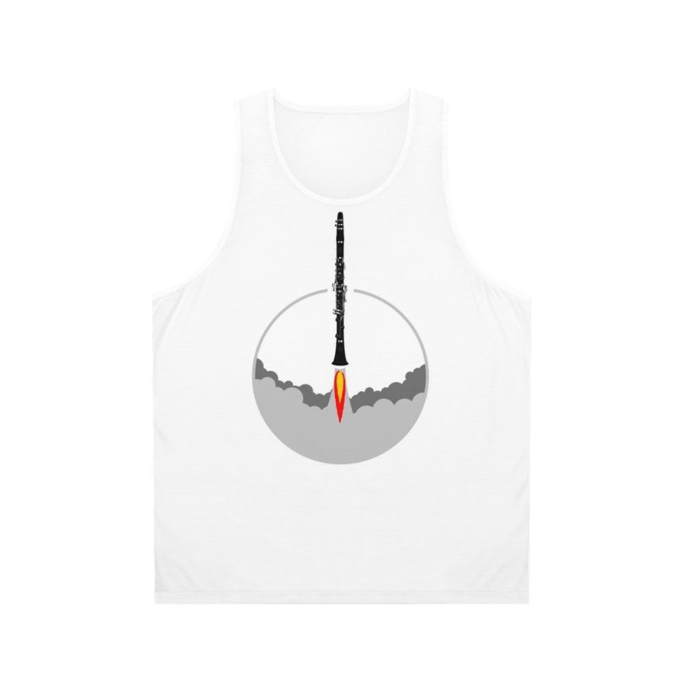 Clarinet Rocket Unisex Tank Top for Music Lovers