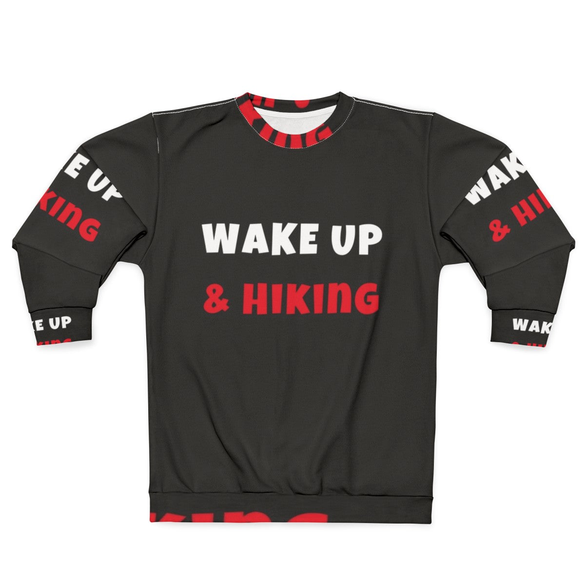 Hiking and outdoor activities sweatshirt