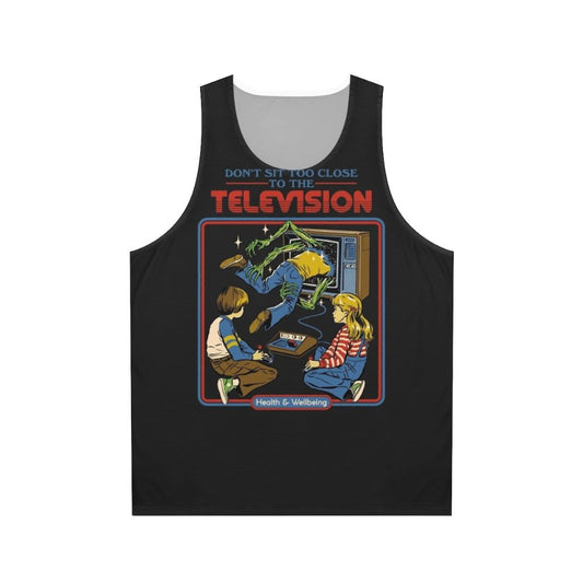 Vintage Retro Horror Gaming Unisex Tank Top