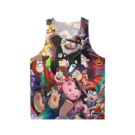 Gravity Falls cartoon unisex tank top