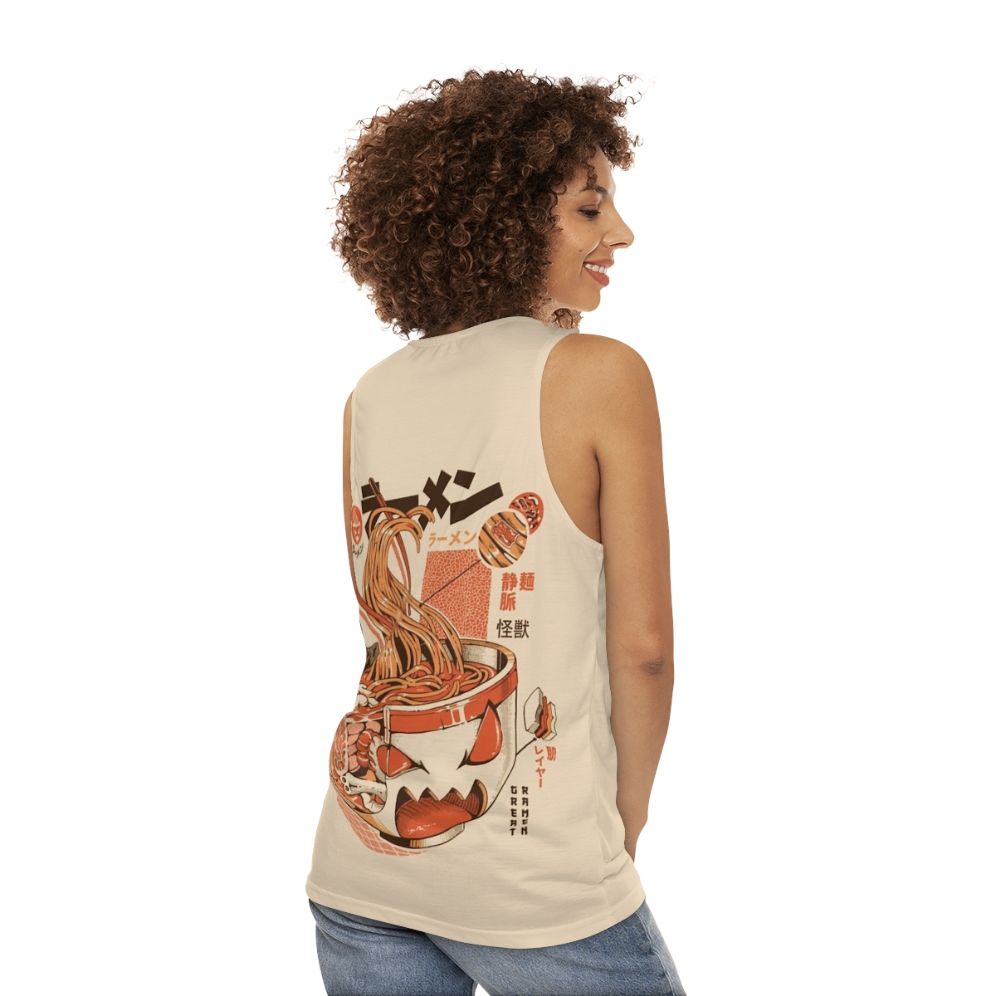 X-Ray Ramen Unisex Tank Top - women back