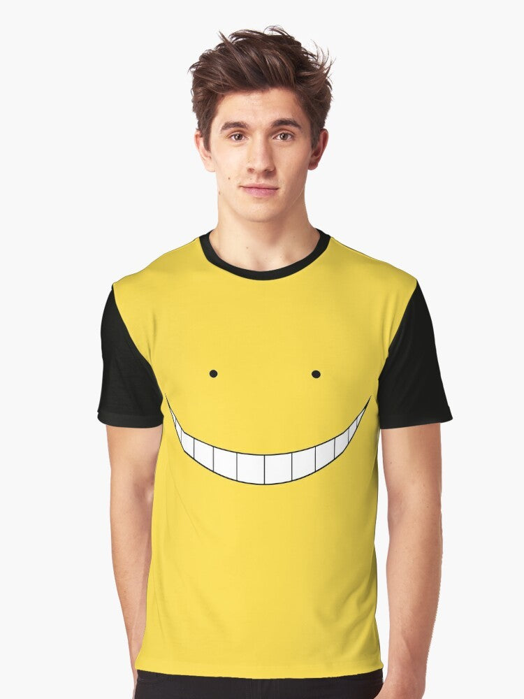 Assassination Classroom Korosensei Graphic T-Shirt featuring the main characters Karma Akabane and Nagisa Shiota - Men