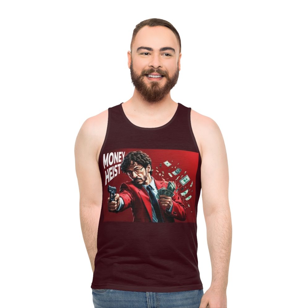 Money Heist Art Unisex Tank Top - men