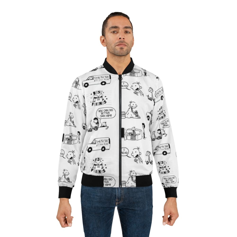 Wimpy Kid Bomber Jacket featuring Greg Heffley and Rodrick Heffley from the popular book series - Lifestyle