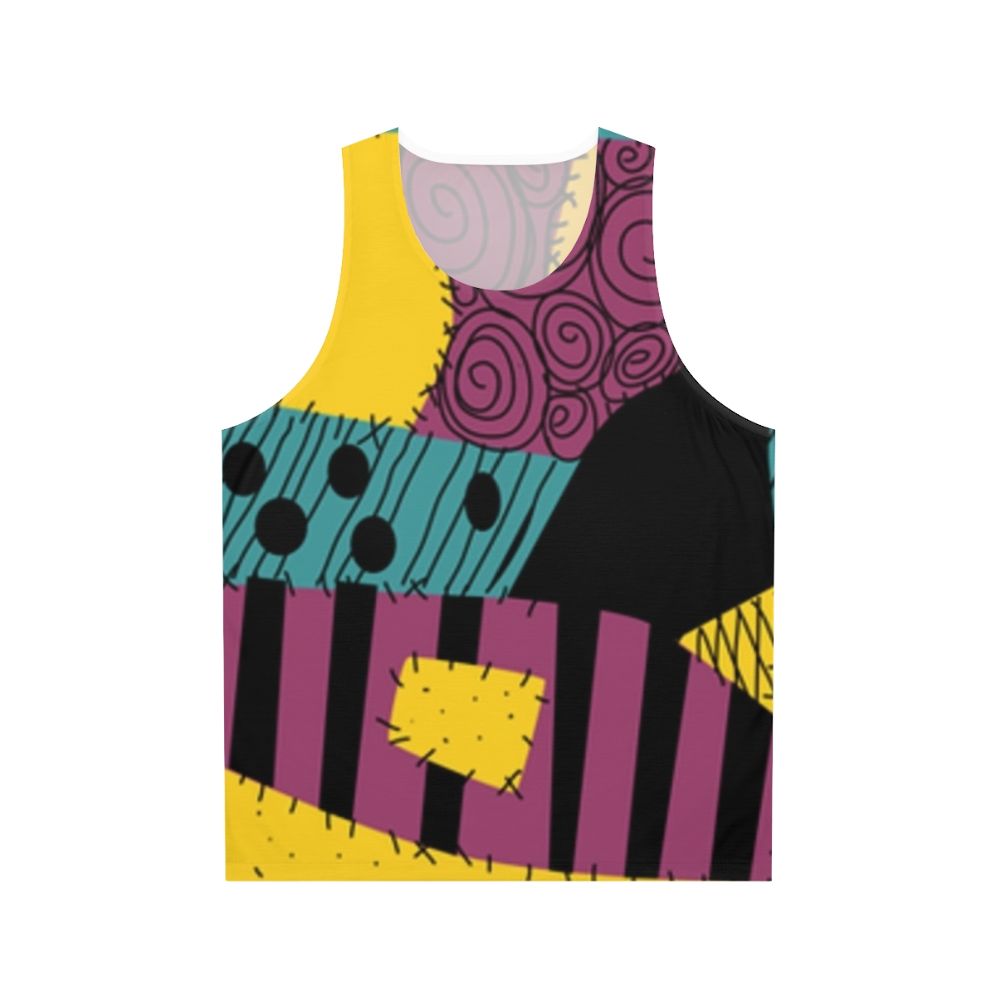 Sally Patchwork Unisex Nightmare Before Christmas Tank Top