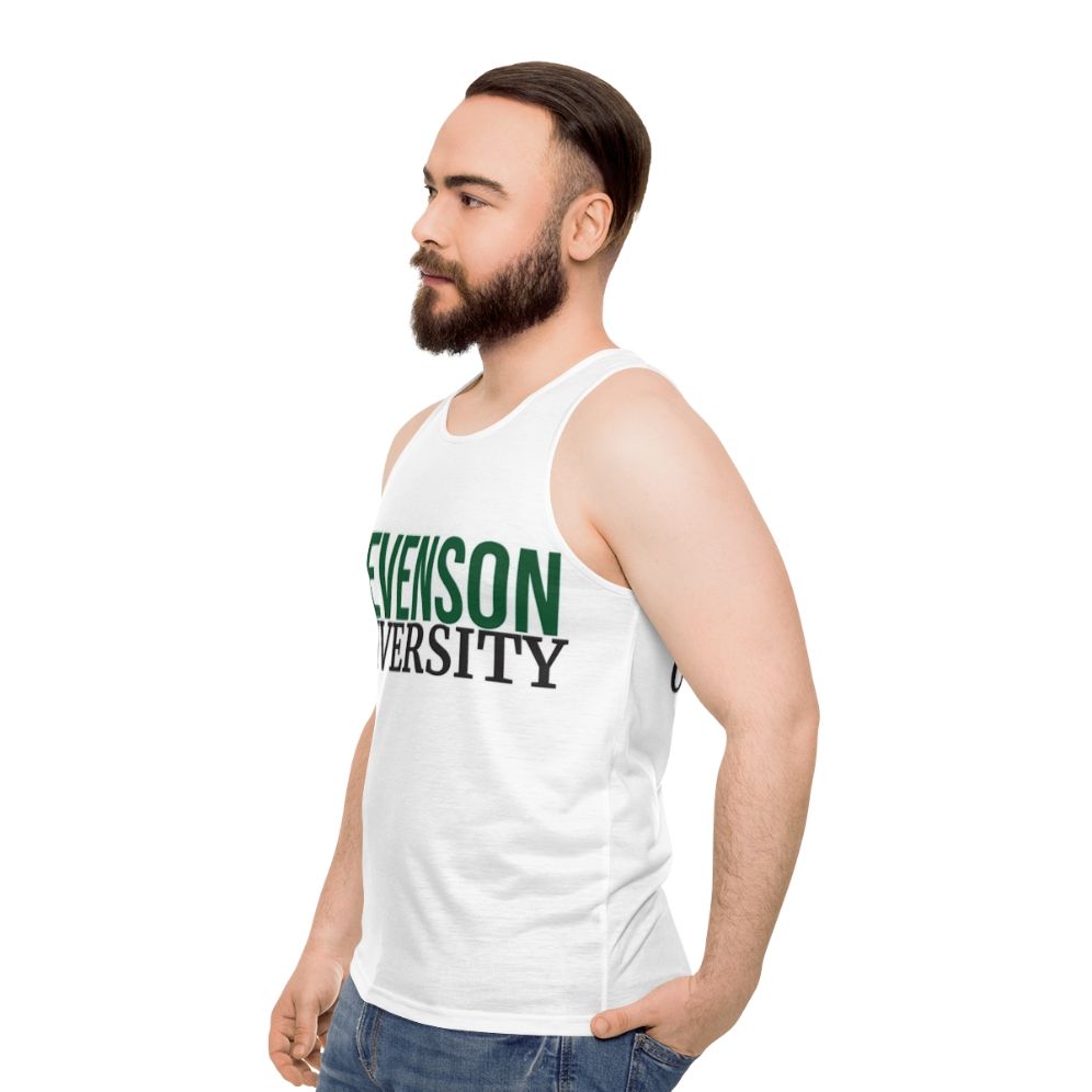 Stevenson University Unisex Tank Top - men side