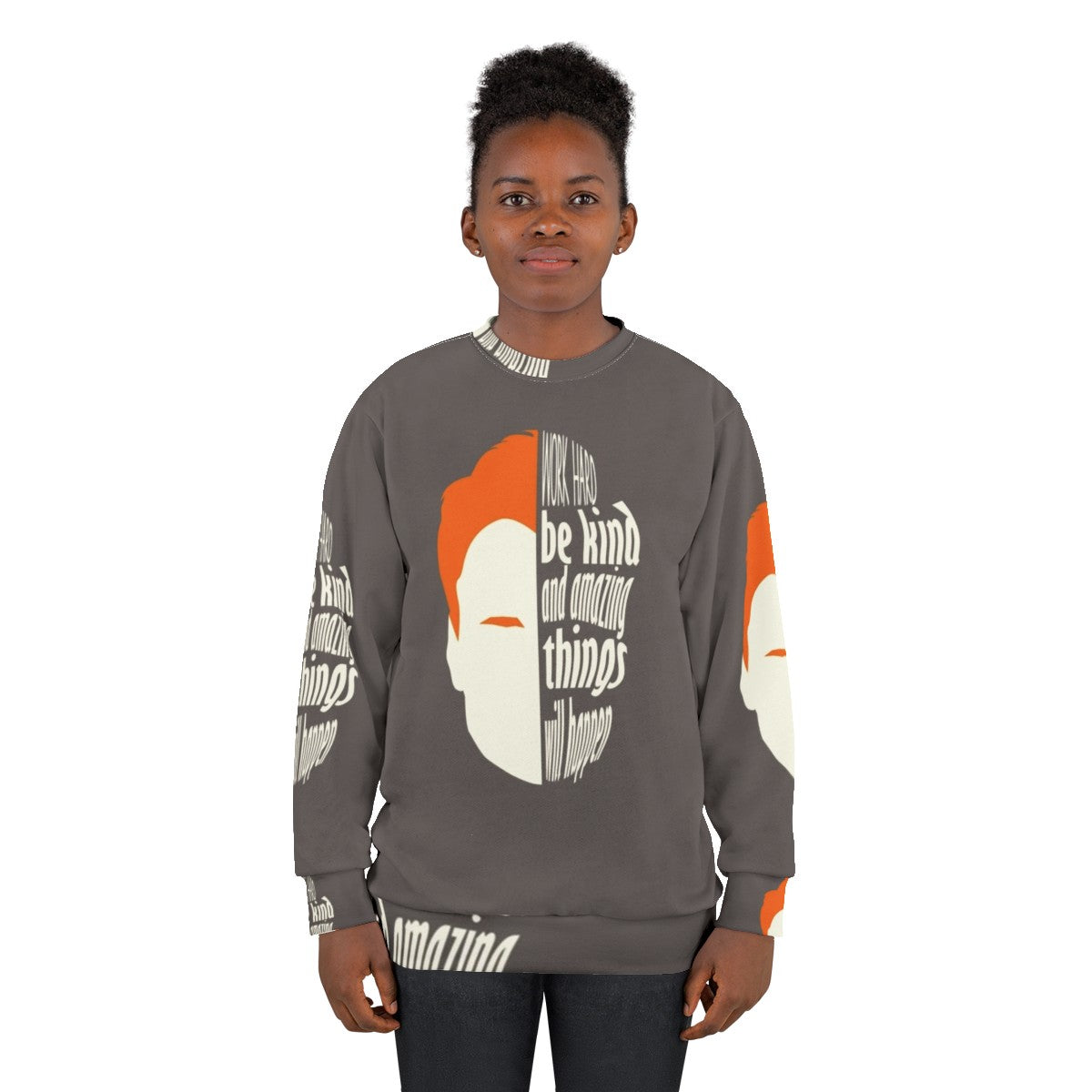 Conan O'Brien Team Coco Funny Sweatshirt - women