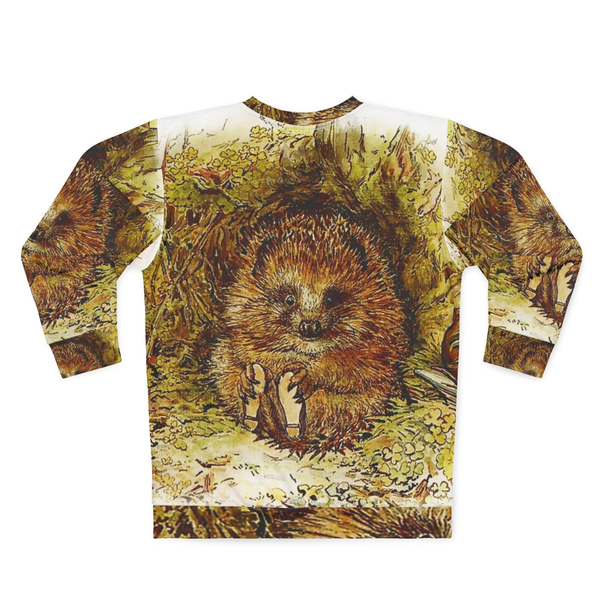 Beatrix Potter's Old Mr Pricklepin Hedgehog Design Sweatshirt - Back