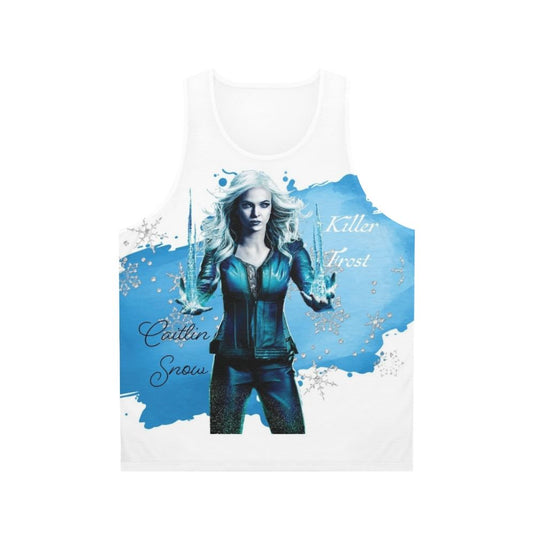 Killer Frost watercolor design unisex tank top