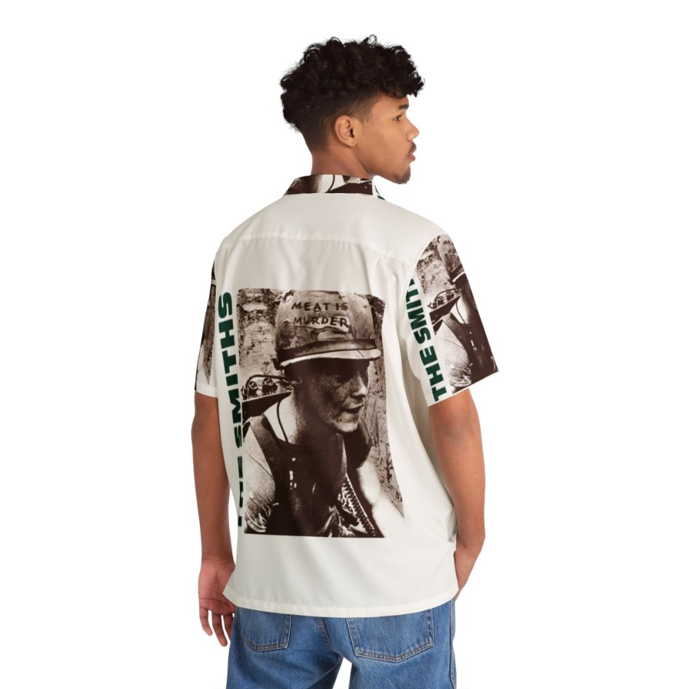 Meat Soldiers Hawaiian Shirt with tropical print design - People Back