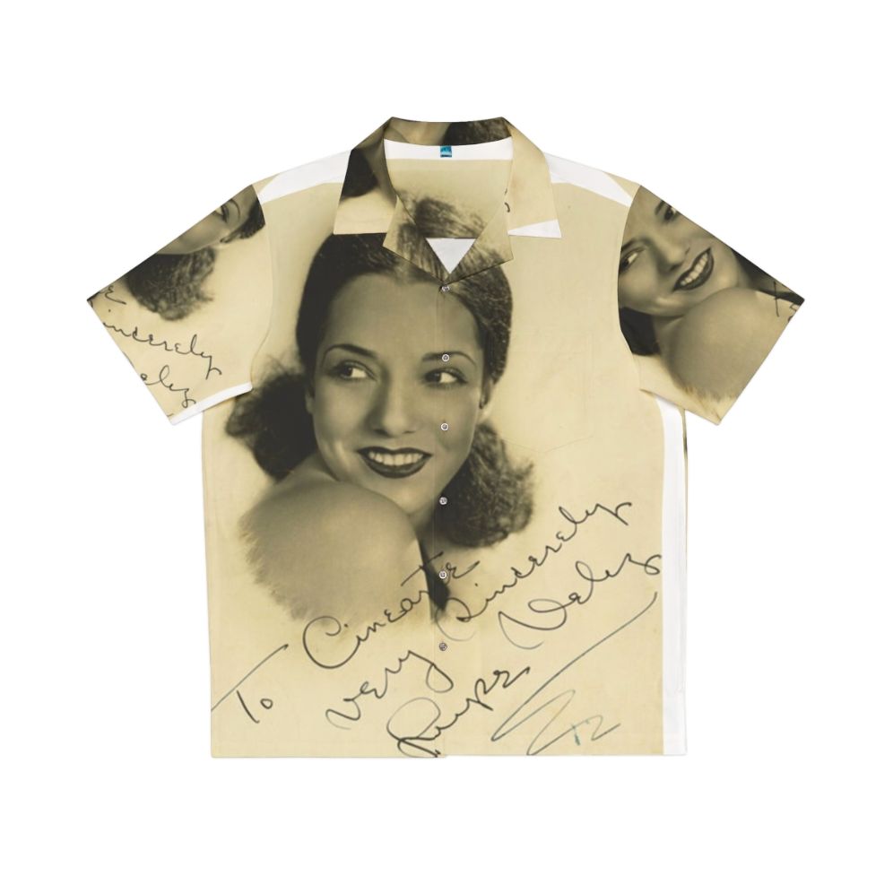 Lupe Velez Signed Hawaiian Shirt - Vintage Hollywood Classic Film Memorabilia