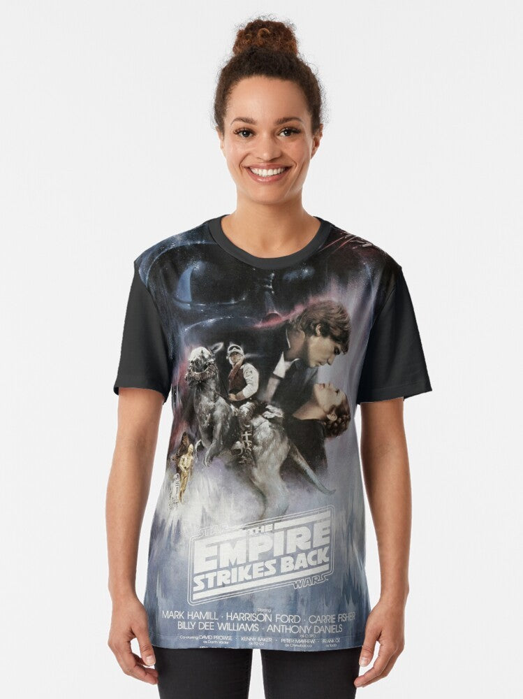 The Empire Strikes Back Movie Poster Graphic T-Shirt - Women