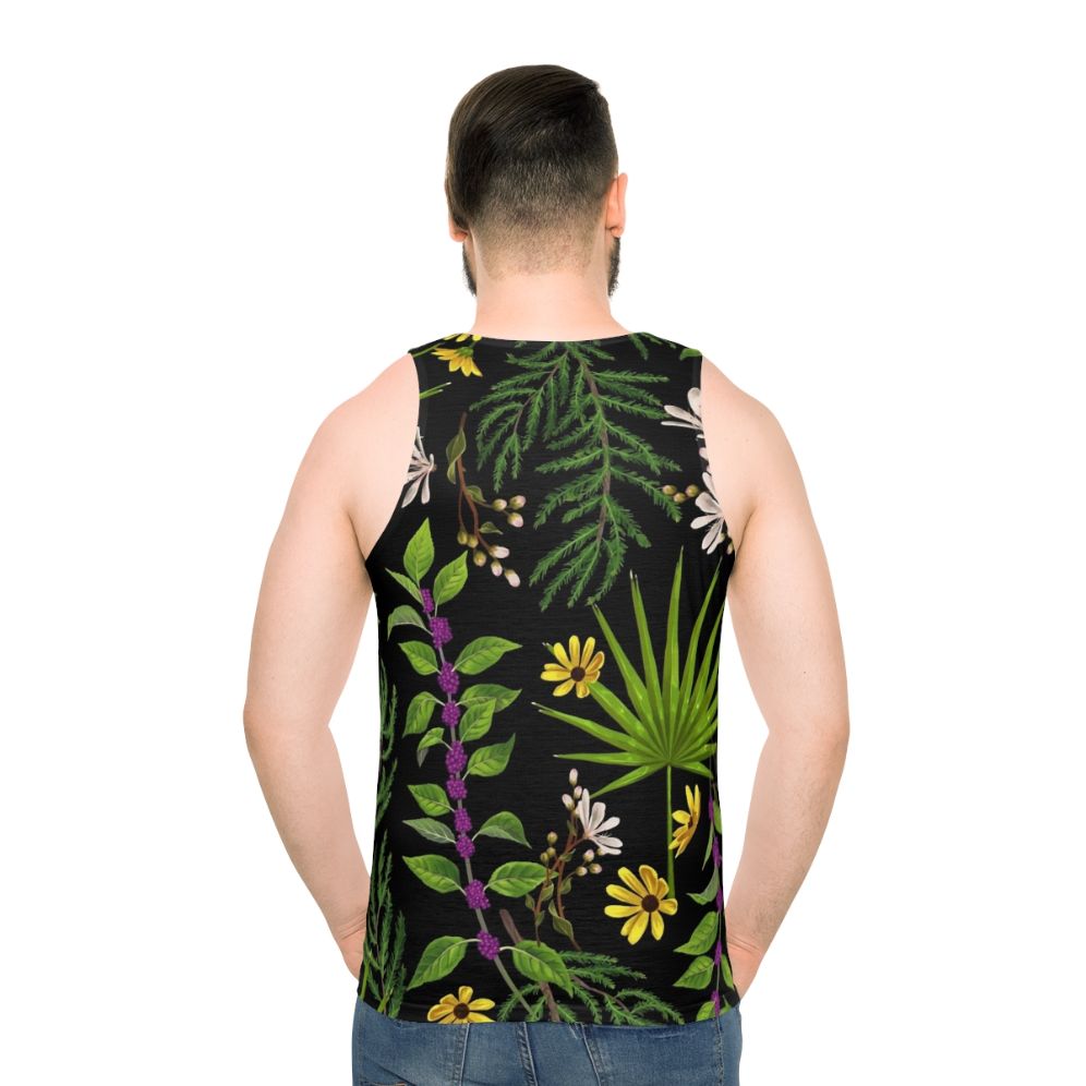 Florida native plants unisex tank top - men back