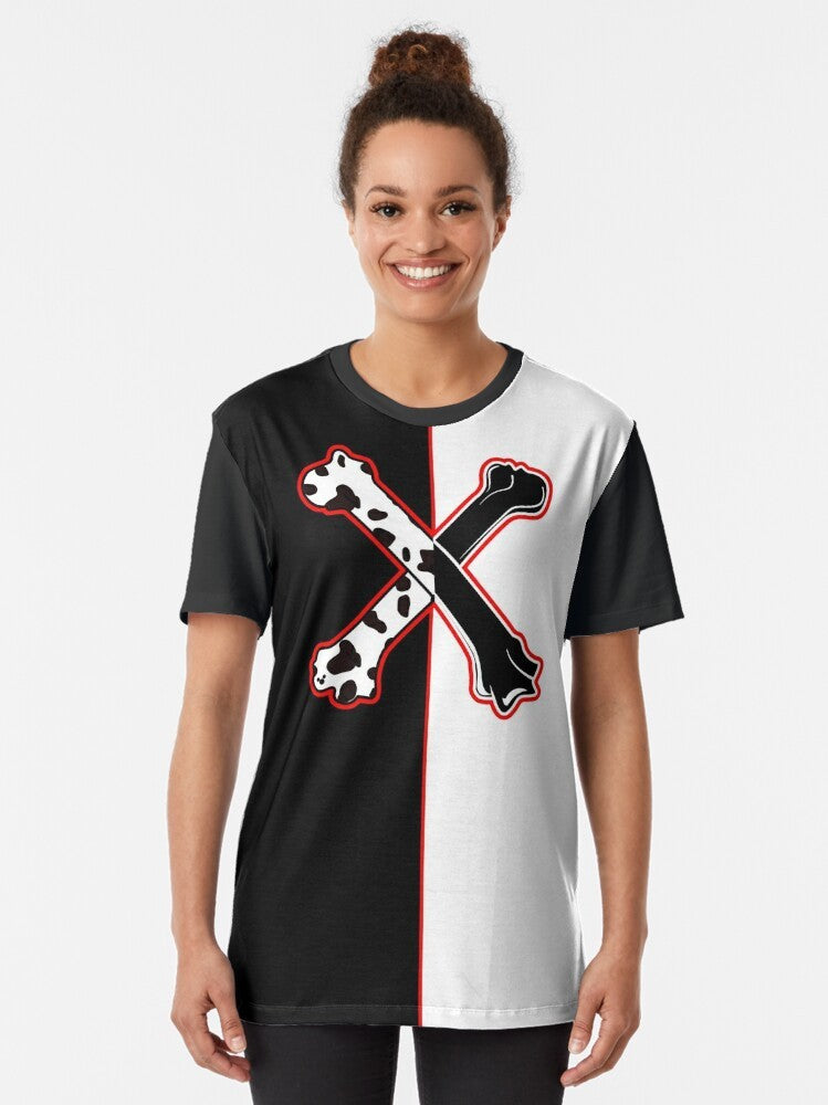 Dalmatian cross bones graphic design t-shirt for Disney fans - Women