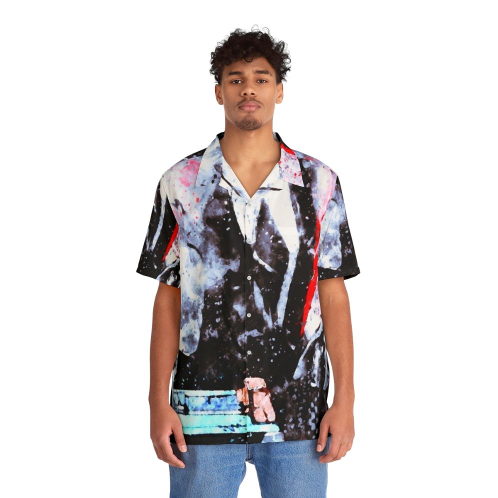 Zero Assassin Hawaiian Shirt with Borderlands video game characters - People Front