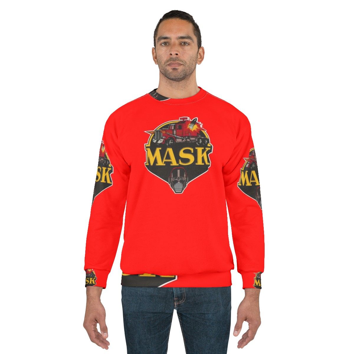 Retro '80s Mask Sweatshirt - men