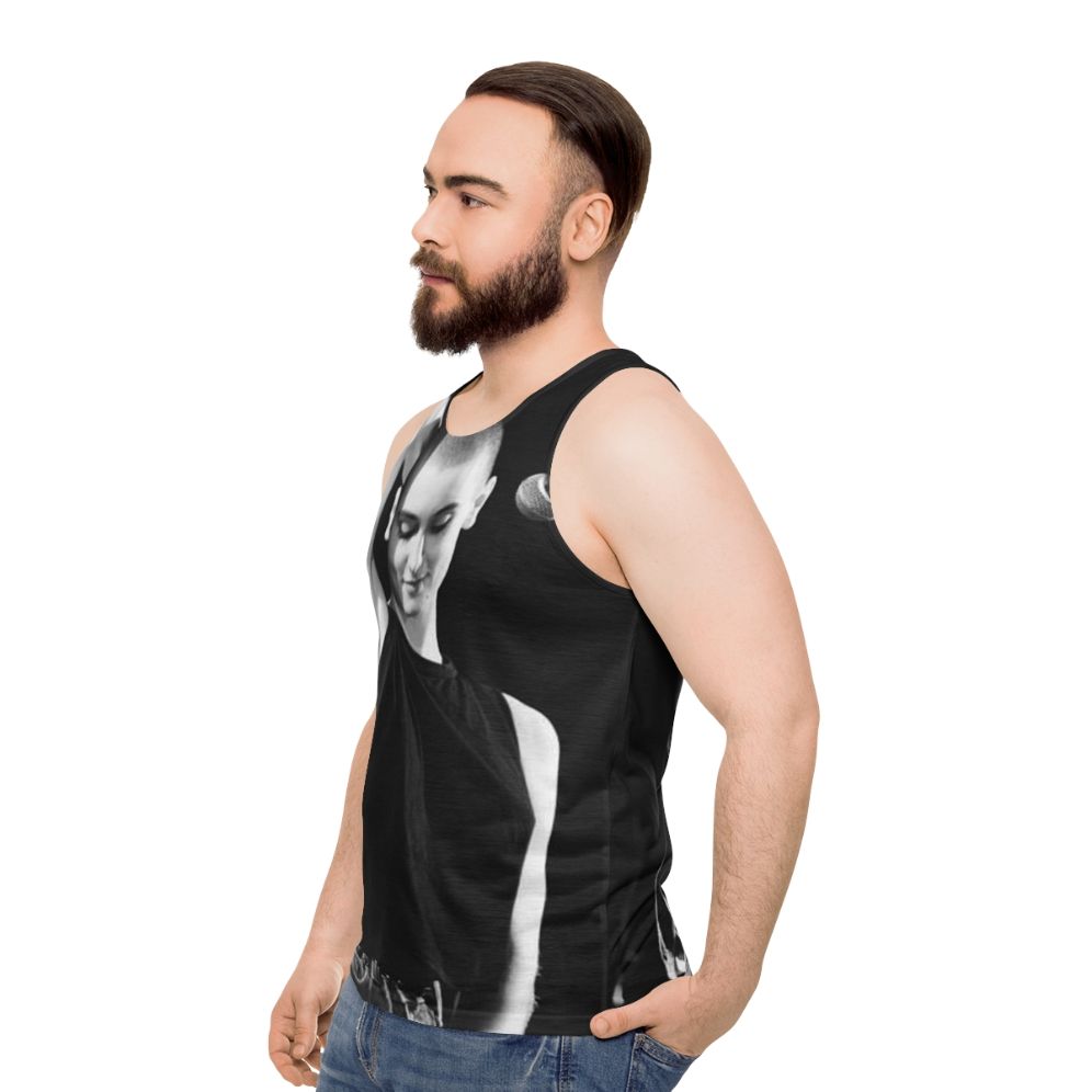 Sinead O'Connor Inspired Alternative Music Unisex Tank Top - men side