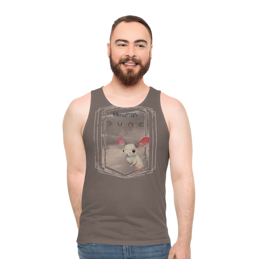 Dune Sand Mouse Unisex Tank Top - men