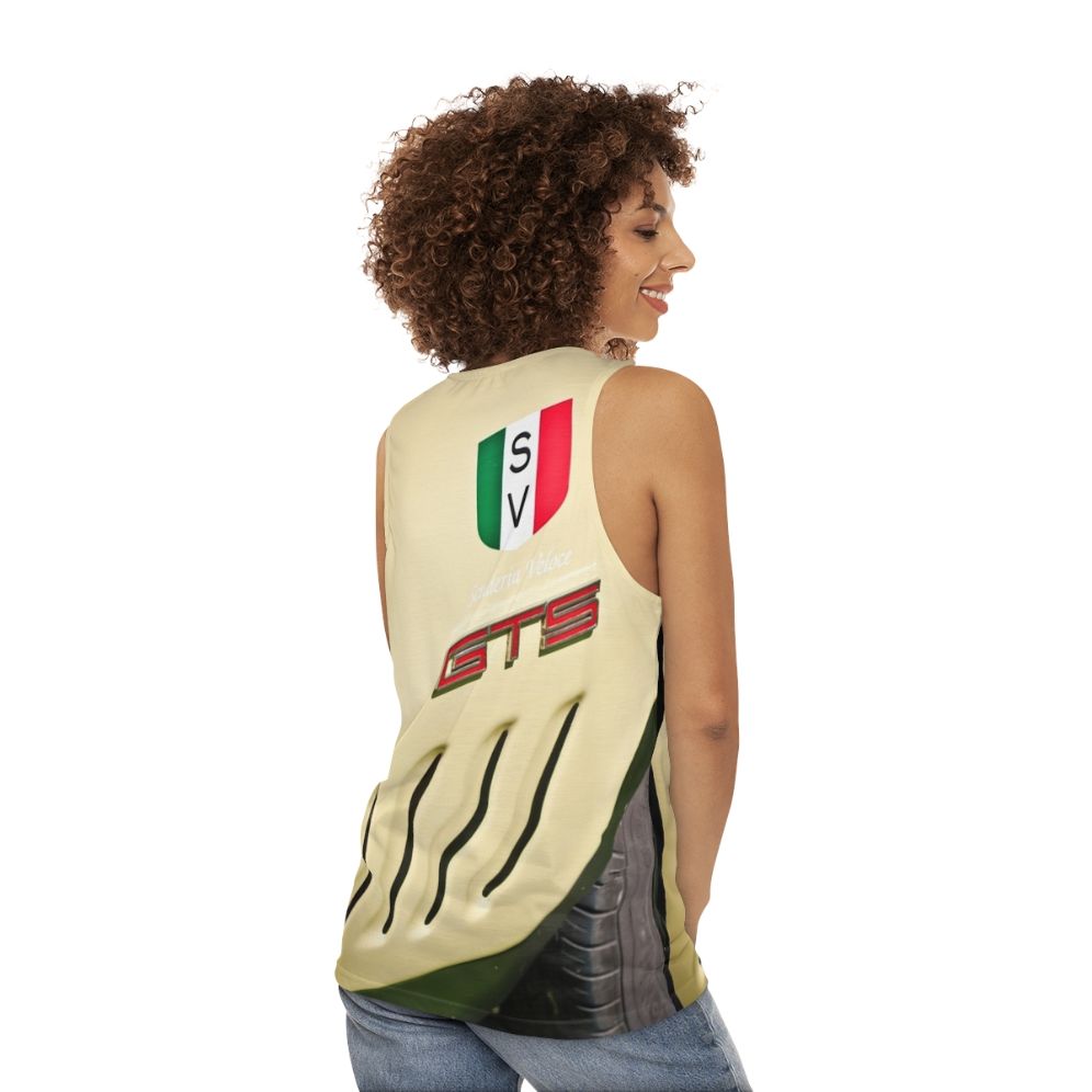 Holden Monaro GTS Scuderia Veloce Unisex Tank Top - women back